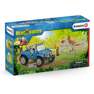 Schleich - 41464 | Dinosaurs: Off-Road Vehicle With Dino Outpost