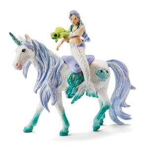 Schleich - 42509 | Bayala: Mermaid Riding on Sea Unicorn