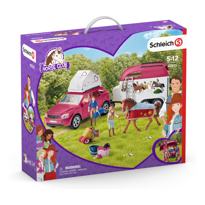 Schleich - 42535 | Horse Club: Horse Adventures with Car and Trailer