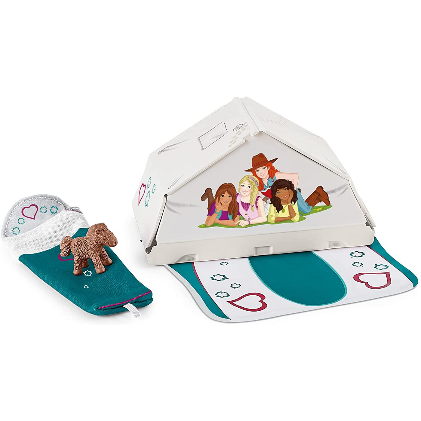 Schleich - 42537  Horse Club: Camping Accessories – Castle Toys
