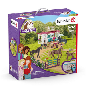 Schleich - 72141 | Castle Toys Exclusive - Horse Club: Secret Training at the Caravan