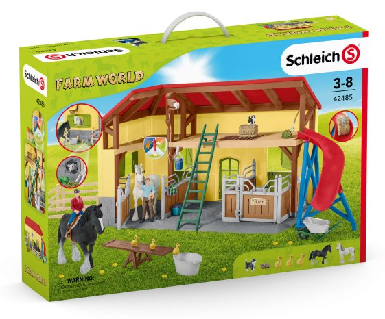 Schleich - 42485 | Farm World: Horse Stable – Castle Toys