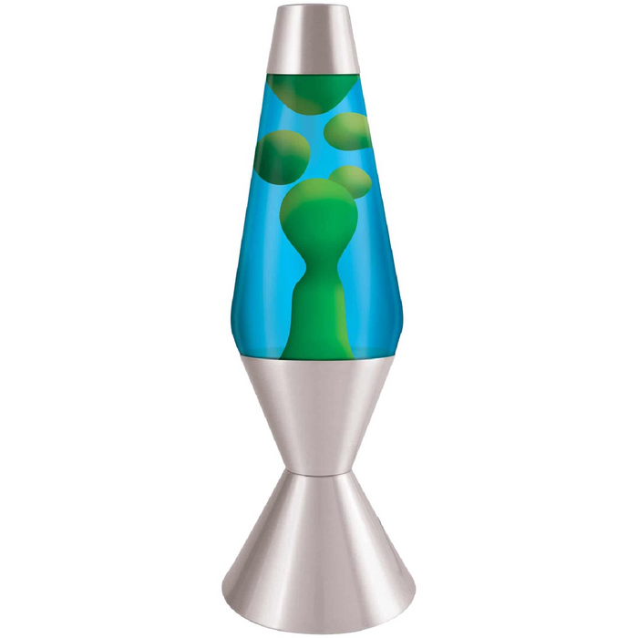 4 | 14.5" Lava Lamp - Green and Blue