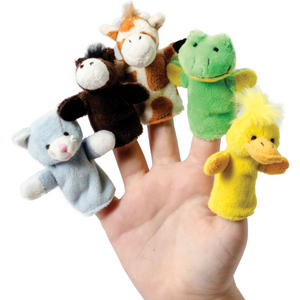 Schylling - PFP | Animal Finger Puppets - Assorted (One per Purchase)