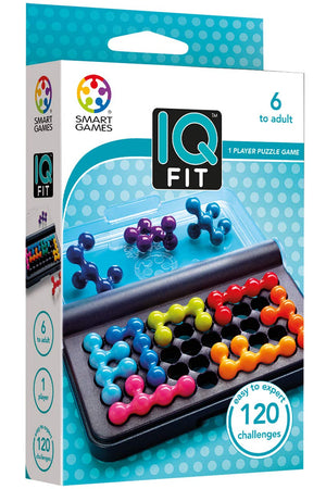 Smart Games - 515975 SG 423 | IQ Fit - Educational Logic Game Puzzle - 120 Challenges