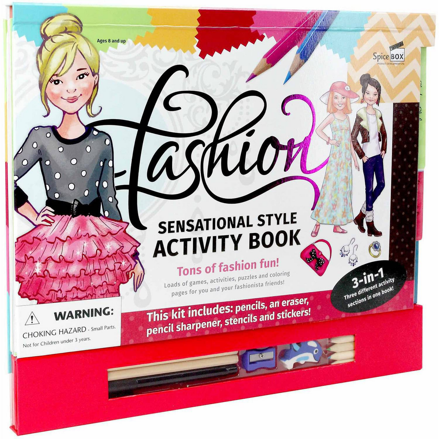 SpiceBox - 11875  Fashion Sensational Style Activity Book V2
