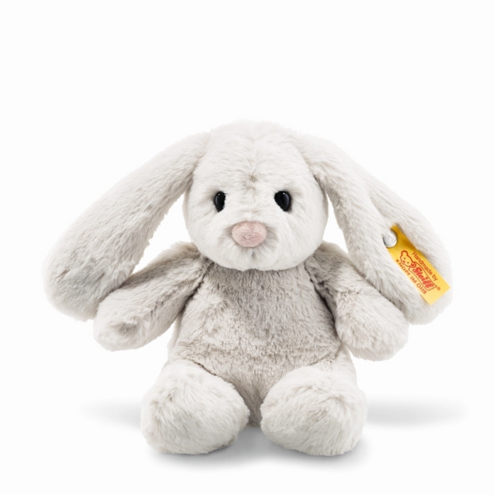 Steiff - 080463 | Hoppie Rabbit Light Grey - 18 cm