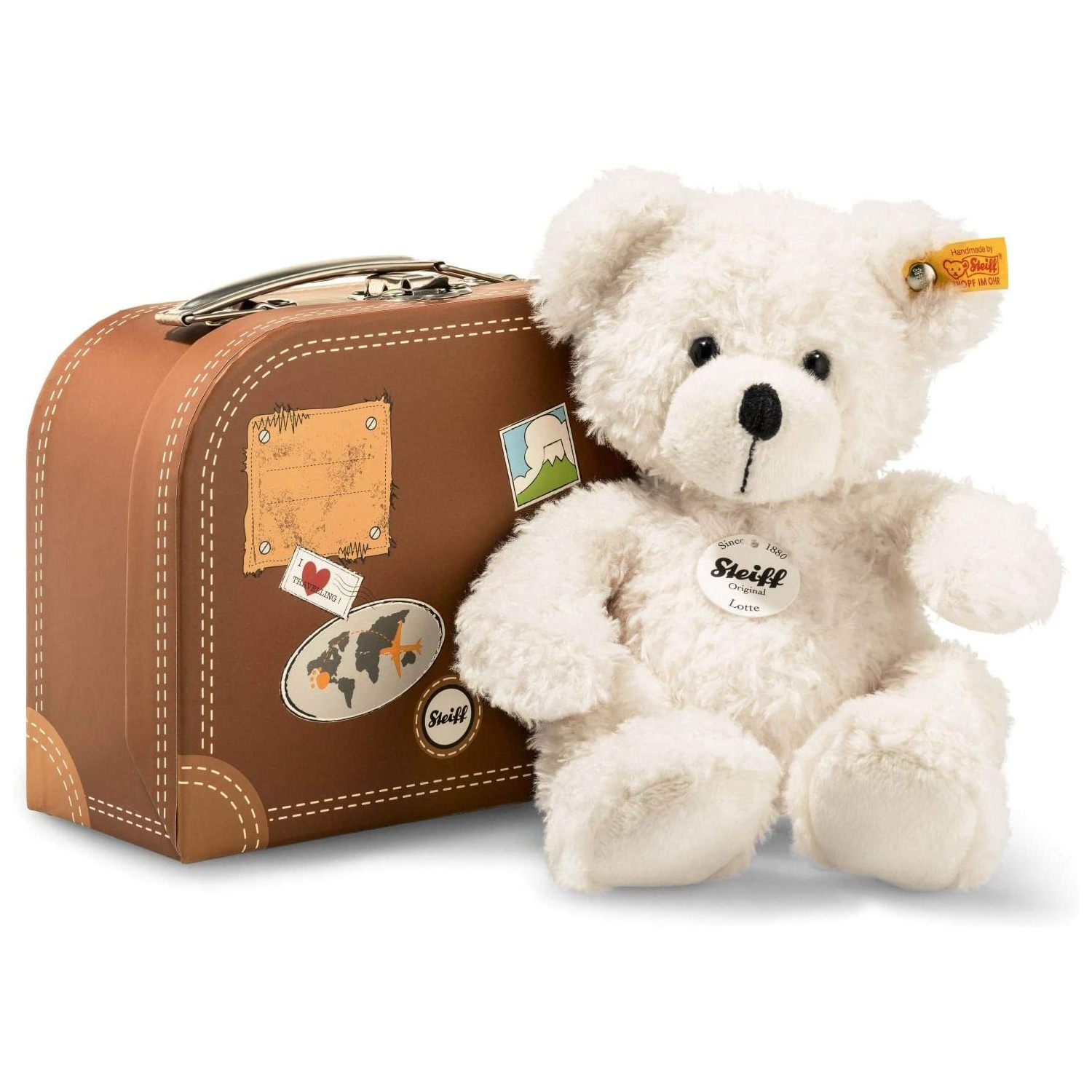 Steiff fynn teddy best sale bear in suitcase
