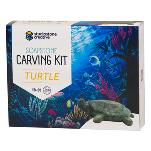Studiostone Creative - 75310 | Soapstone Carving Kit: Turtle