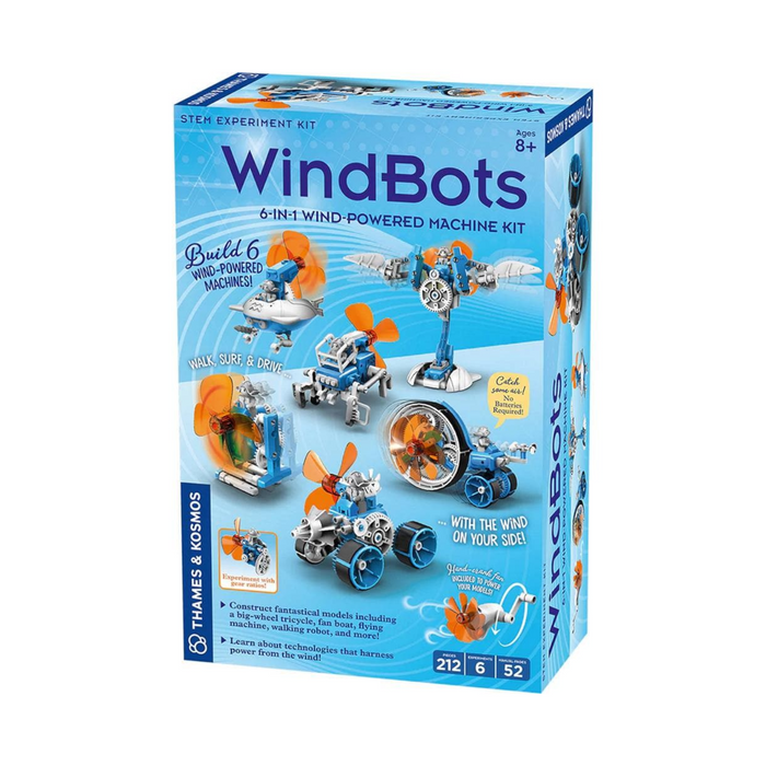 Thames & Kosmos - 550047 | WindBots: 6-in-1 Wind-Powered Machine Kit