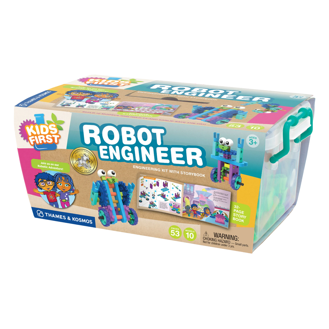 Kosmos Robo-Truck Coffrets de sciences pour enfant, Boîte d'expérience Kit  d'excavation, Ingénierie, 8