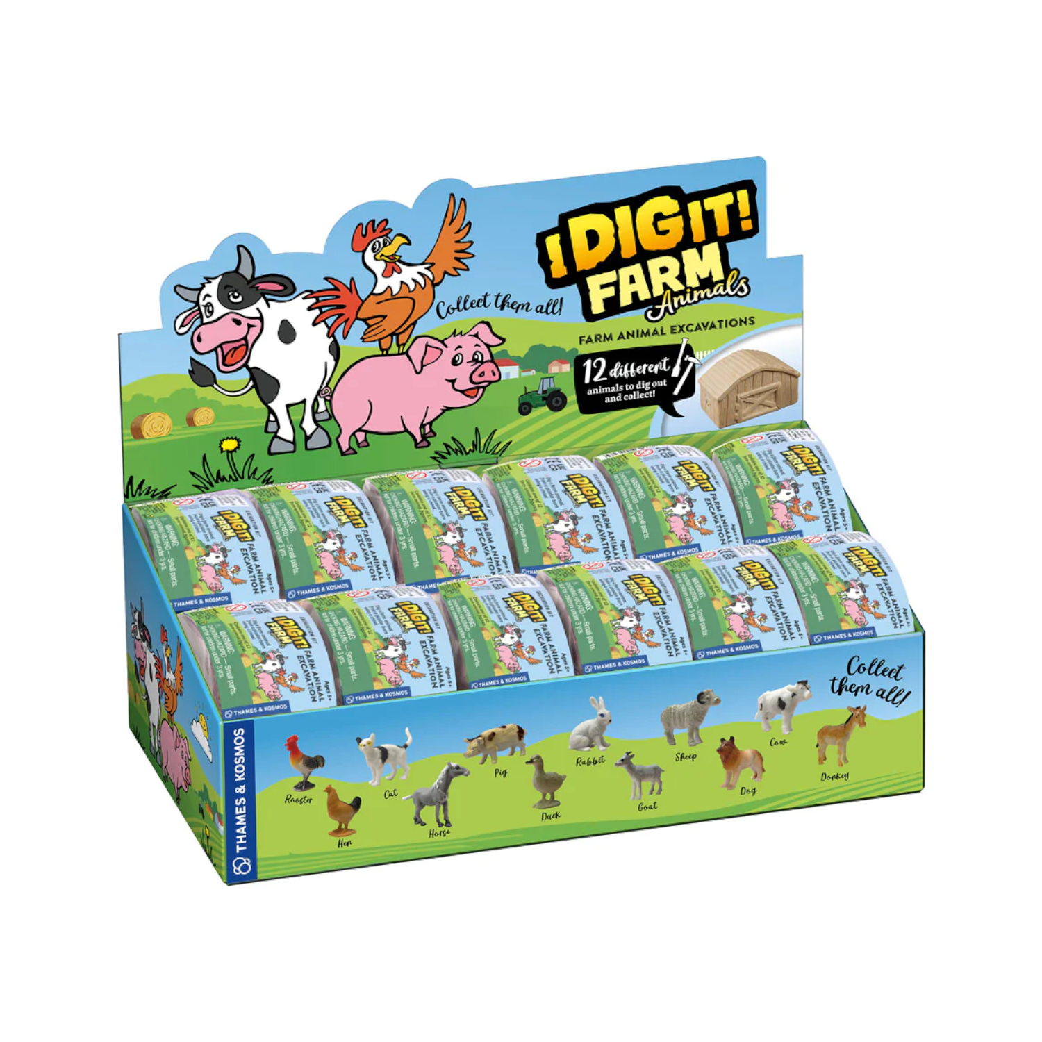 Thames & Kosmos - 601669 | I Dig It! Farm Animals (Asst.) (One Per