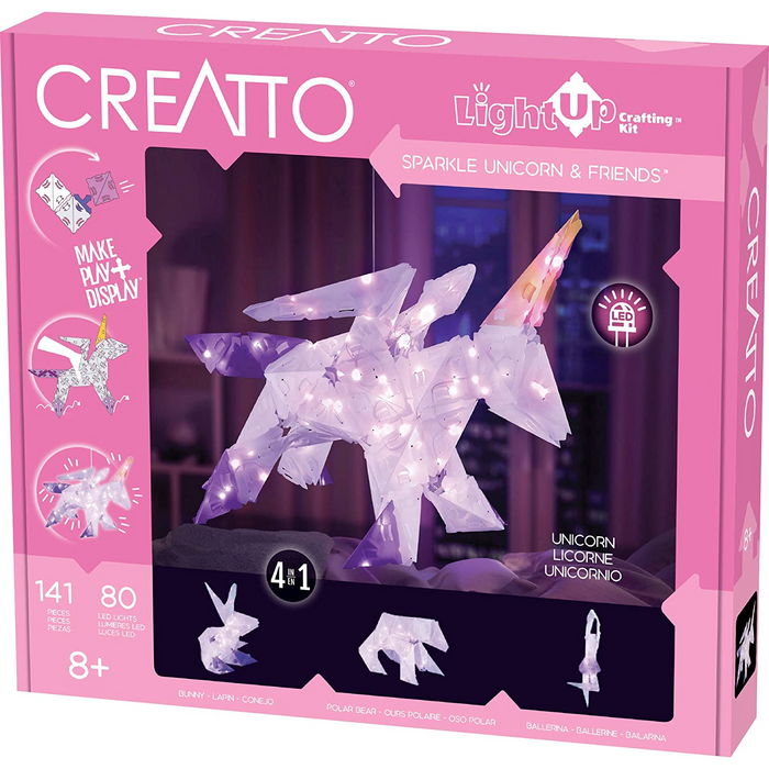 4 | Creatto: Sparkle Unicorn & Friends 3D Puzzle