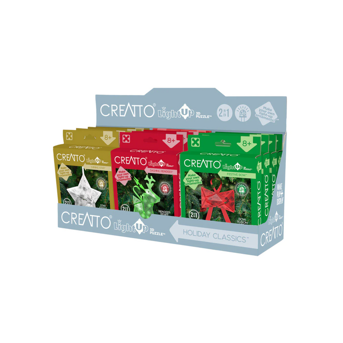 Thames & Kosmos - 888019 | Creatto: Holiday Classics Ornament 3D Puzzle - Assorted (One per Purchase)