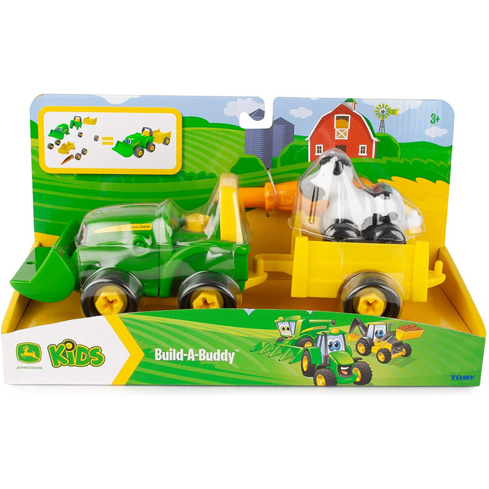 4 | John Deere Build a Buddy Bonnie Scoop Tractor with Trailer & Screwdriver