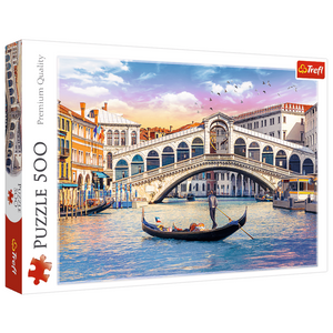 Trefl - 37398 | Rialto Bridge, Venice - 500 PC Puzzle