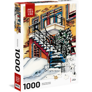 Trefl - 670862 | Bovet: Snowy Balconies - 1000 PC Puzzle