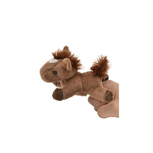 Unipak Designs - 1155HBR | Horse Finger Puppet - Brown