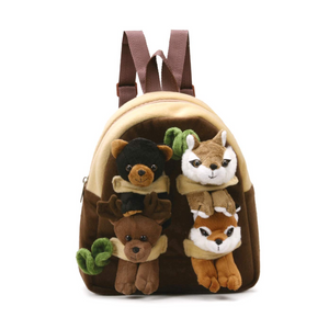 Unipak Designs - 7177FO | Forest Animal Backpack 11"