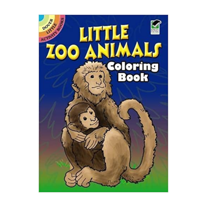 Dover Storybooks - 26403 | Little Zoo Animals Coloring Book By Roberta Collier