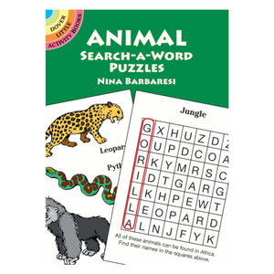 Dover Storybooks - 42767 | Animal Search A Word Puzzle Book
