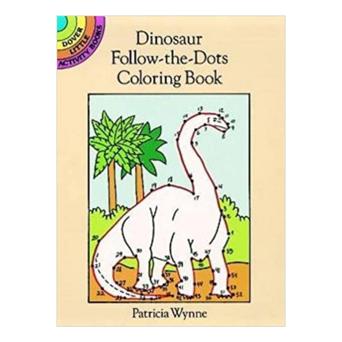 1 | Dinosaur Follow-The-Dots Coloring Book By Patricia J. Wynne