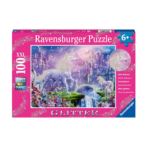 Ravensburger - 129805 | Glitter: Unicorn - 100 Piece Puzzle