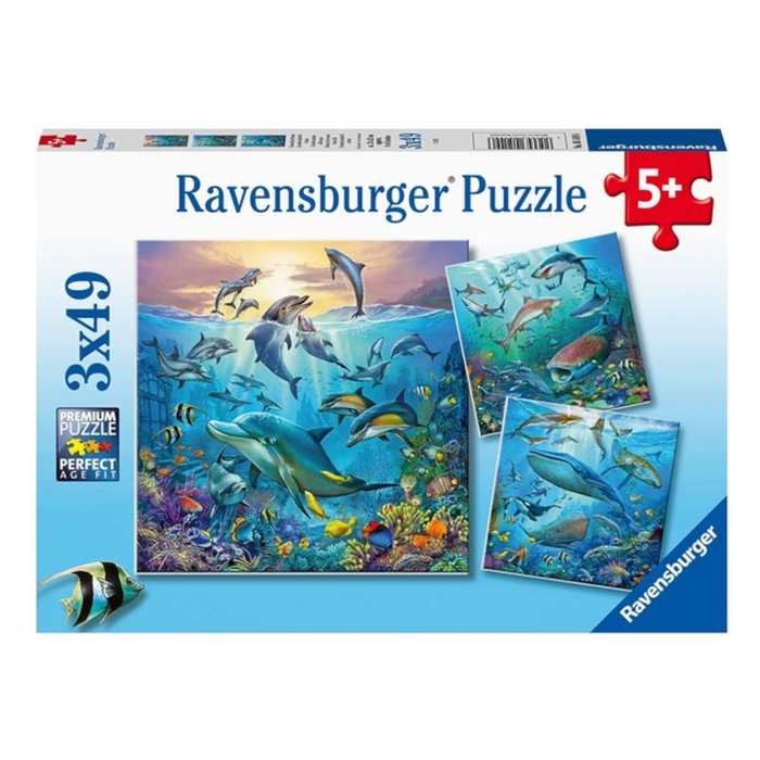Ravensburger - 05149 | Ocean Life - 3x49 PC Puzzle