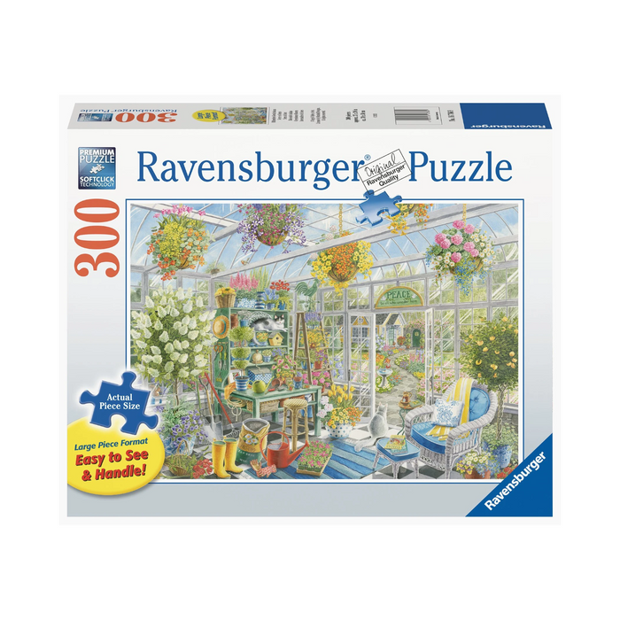 Ravensburger - 16786 | Greenhouse Heaven - 300 PC Puzzle