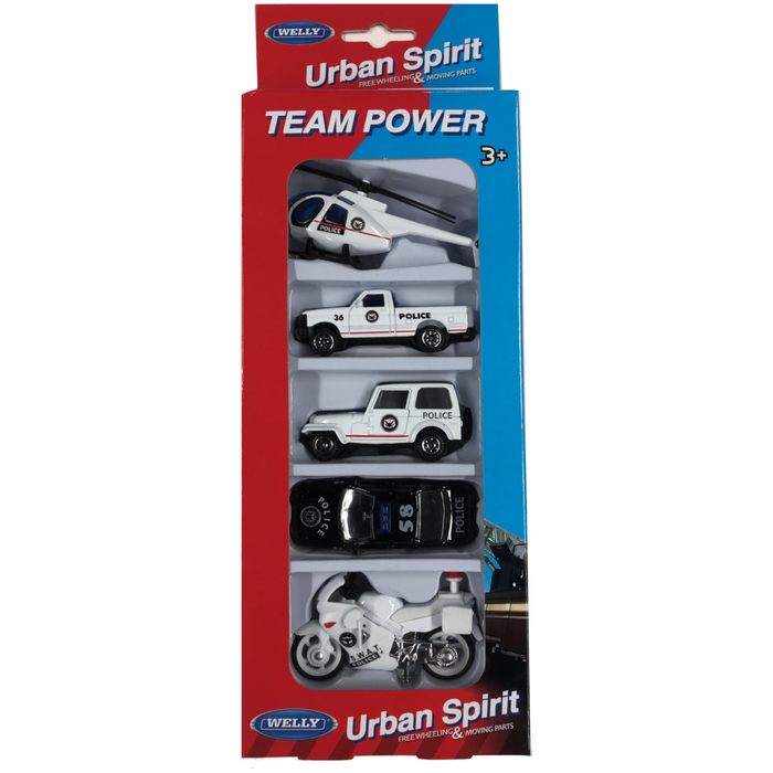 Welly - 97506G | Team Power Urban Spirit Vehicle Set