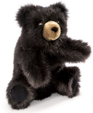 Folkmanis Puppets - 2232 | Baby Black Bear Puppet