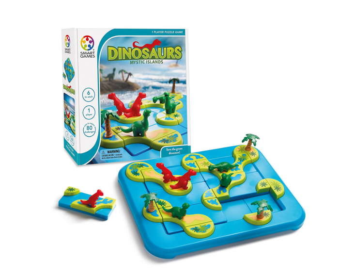 Smart Games - SG 282 | Dinosaurs Mystic Islands - Educational Puzzle Game