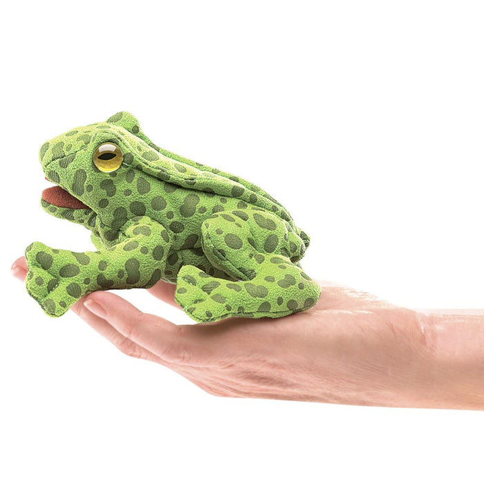 Folkmanis Puppets - 2761 | Mini Frog Finger Puppet