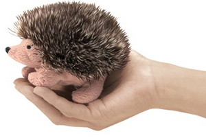 Folkmanis Puppets - 2668 | Mini Hedgehog Finger Puppet