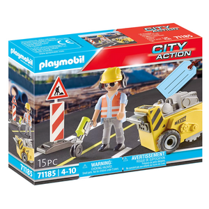 Playmobil - 71185 | City Action: Construction Worker Gift Set
