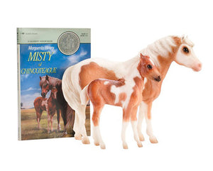 Breyer - 1157 | Traditional: Misty Of Chincoteague & Stormy Horse and Book Set