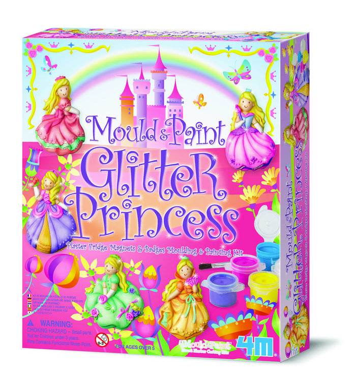 4M - 00-03528 | 4M Mould & Paint Glitter Princess - P3528