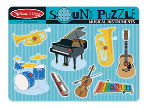 Melissa & Doug 10732 Musical Instruments Sound Puzzle