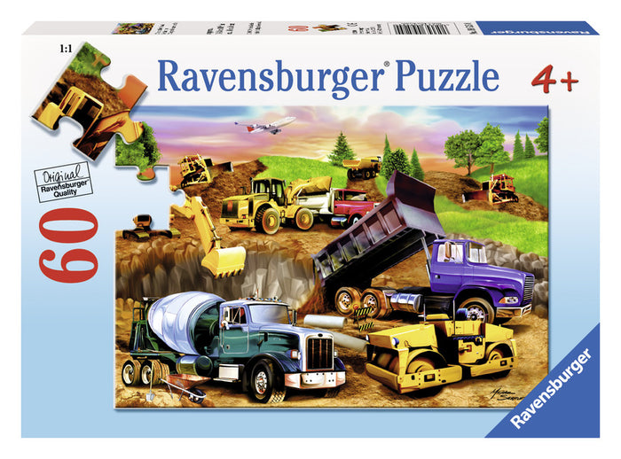 Ravensburger - 09525 | Construction Crowd - 60 PC Puzzle