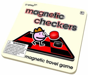Toysmith Magnetic Checkers Travel Game - Goplay