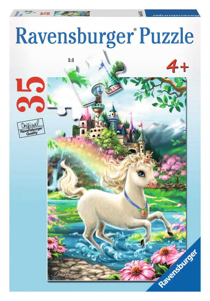 Ravensburger - 08765 | Unicorn Castle - 35 PC Puzzle
