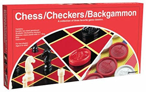Pressman - 1113 | Chess/Checkers/Backgammon: A Collection Of Three Favorite Game Classics