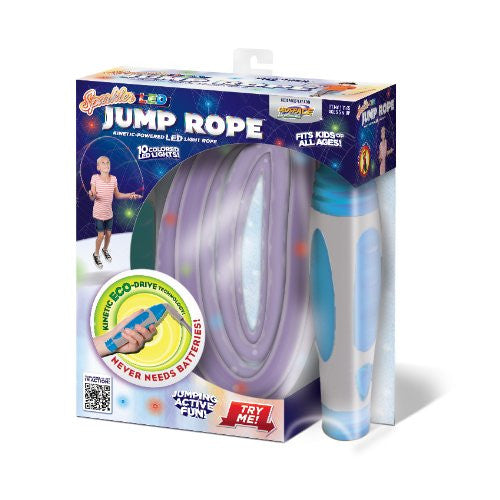 Geospace - G11165F | Sparkler LED Jump Rope - Assorted Colours: Red/Blue (One per Order)