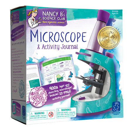 Educational Insights - EI5350 | Nancy B's Science Club Microscope & Activity Journal