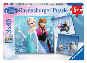 Ravensburger 3X49 Pieces Puzzle Frozen: Winter Adventures - 09264