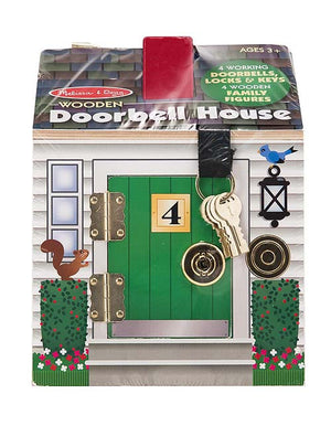 Melissa & Doug 12505 Doorbell House Wooden Set And Family