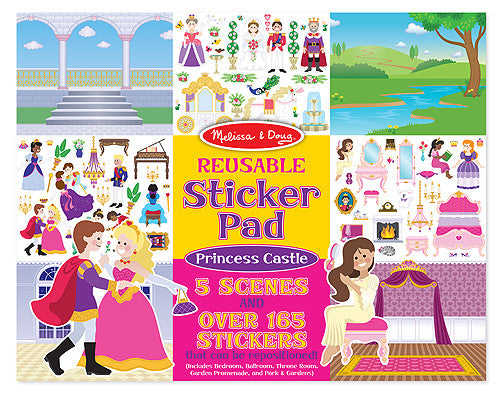 Melissa & Doug - 14306 | Reusable Sticker Pad: Princess Castle