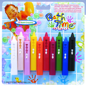 Bath Crayons 10 Pieces