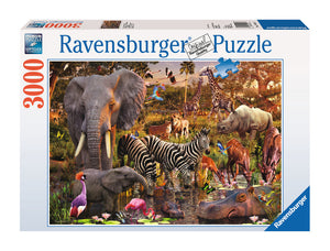 Ravensburger 3000 Pieces Puzzle African Animal World - 17037