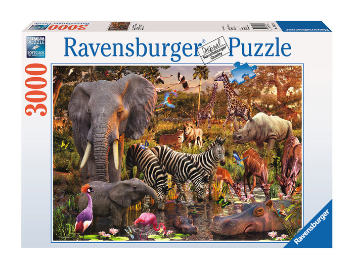 Ravensburger - 17037 | African Animal World - 3000 Piece Puzzle